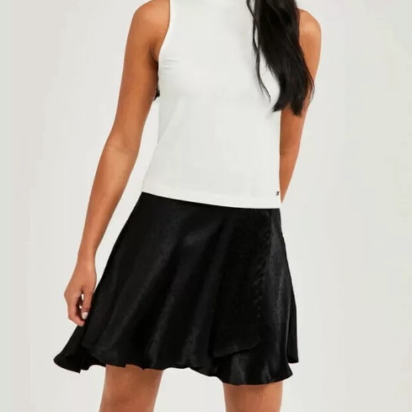 Free People Starstruck Mini Skirt Black Sz 0 - Picture 1 of 4